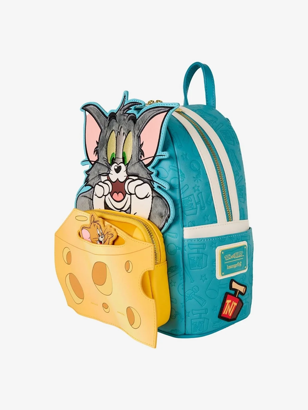 Loungefly Tom and Jerry Plush Pop-Up Mini Backpack